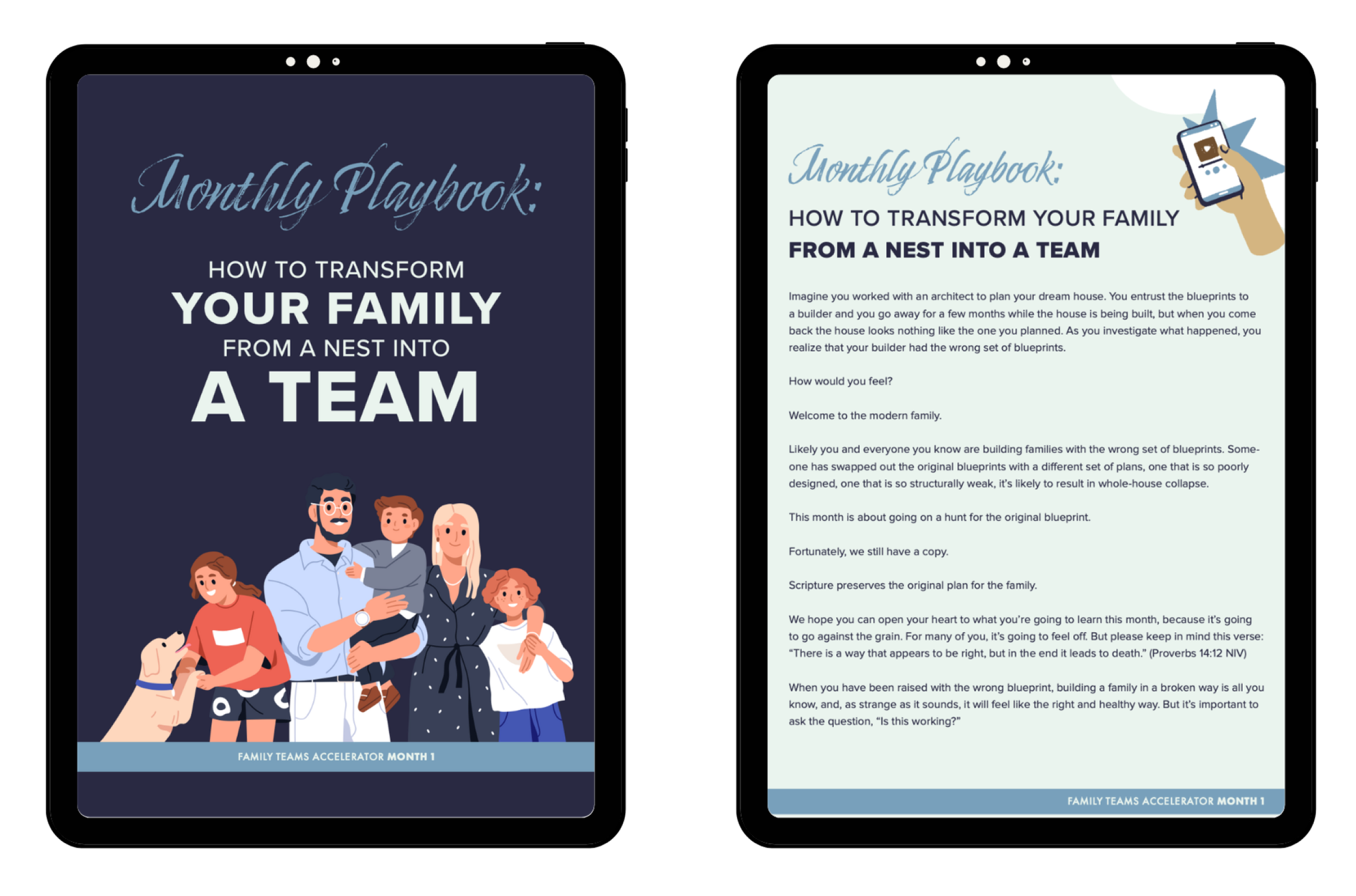 The monthly Accelerator playbook and workbook